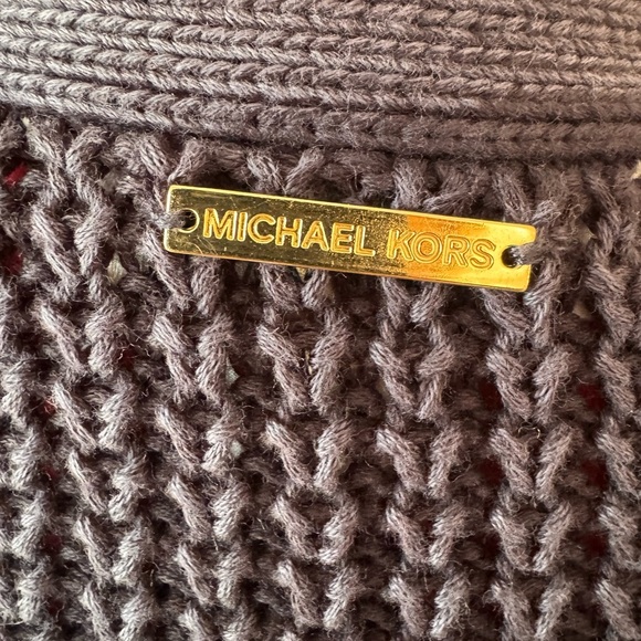 Michael Michael Kors Women’s Navy Open Front Knit Cardigan – Size Large - Picture 6 of 6